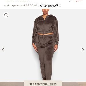 Like new SKIMS velour track suit